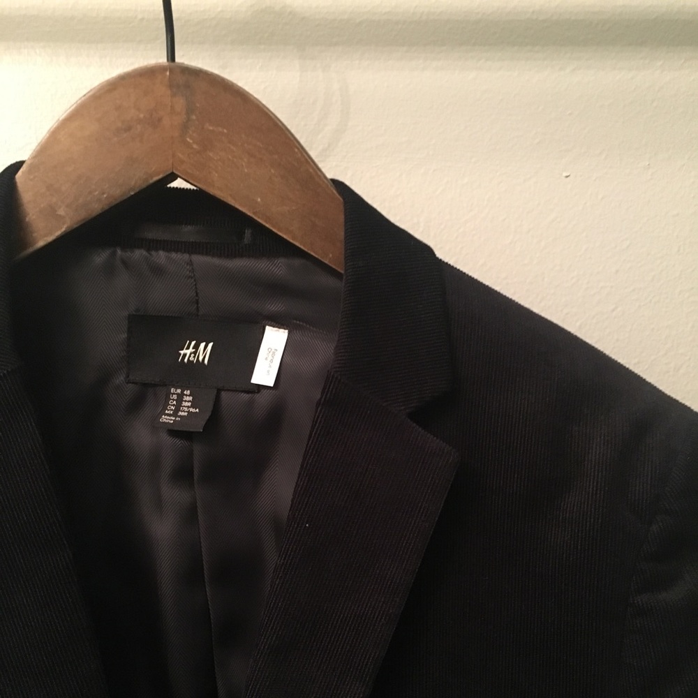 H&M Classic Fit Corduroy Blazer